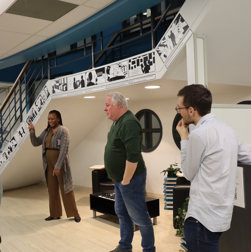 Julie Diatta, Sylvain Lemay et Jean-Charles Andieu de Levis