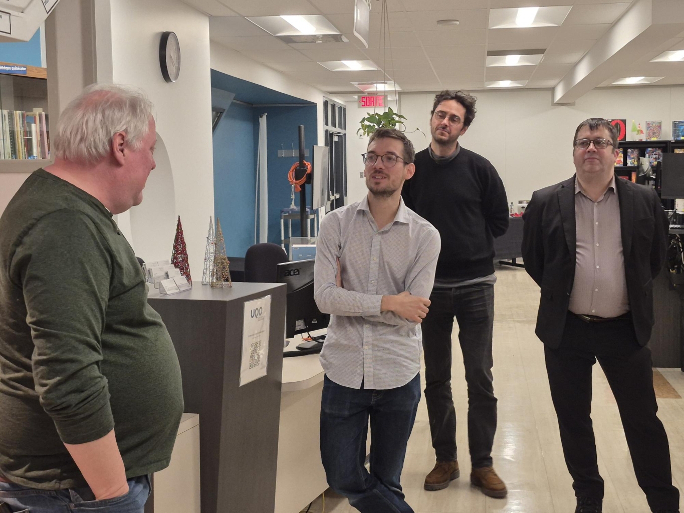 Sylvain Lemay, Jean-Charles Andieu de Levis, Matthieu Chiara et David Fournier-Viger, 