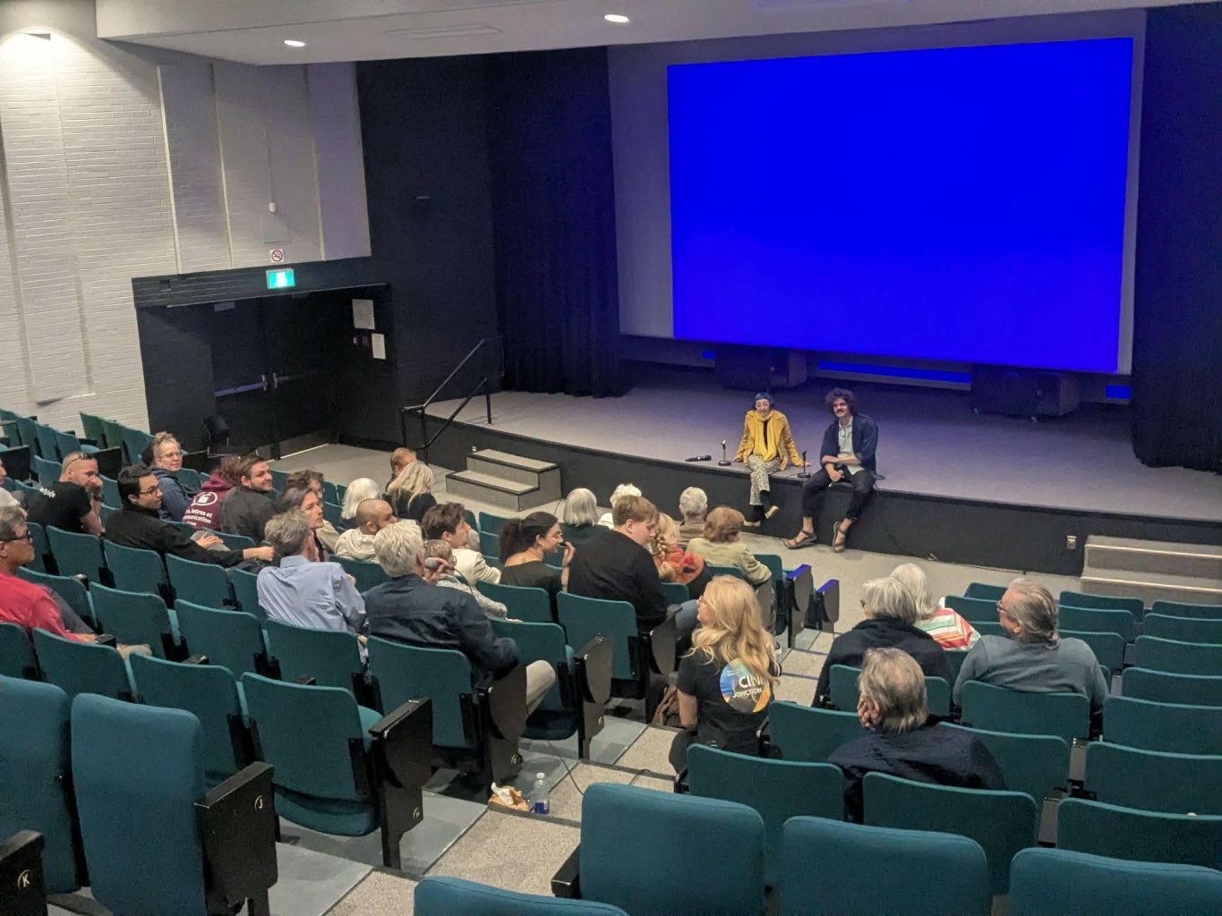 Amphithéâtre UQO (pavillon Brault) ; film "Barbara et Renaud"