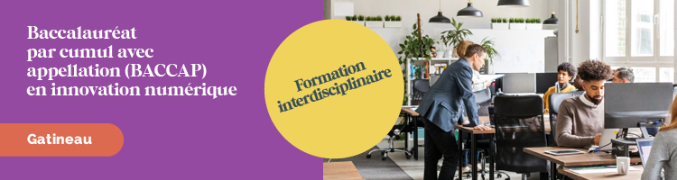 baccalauréat en innovation numérique