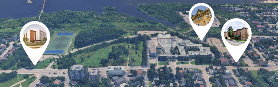 Emplacement de résidences universitaires