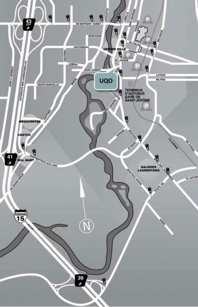 Map Saint-Jérôme
