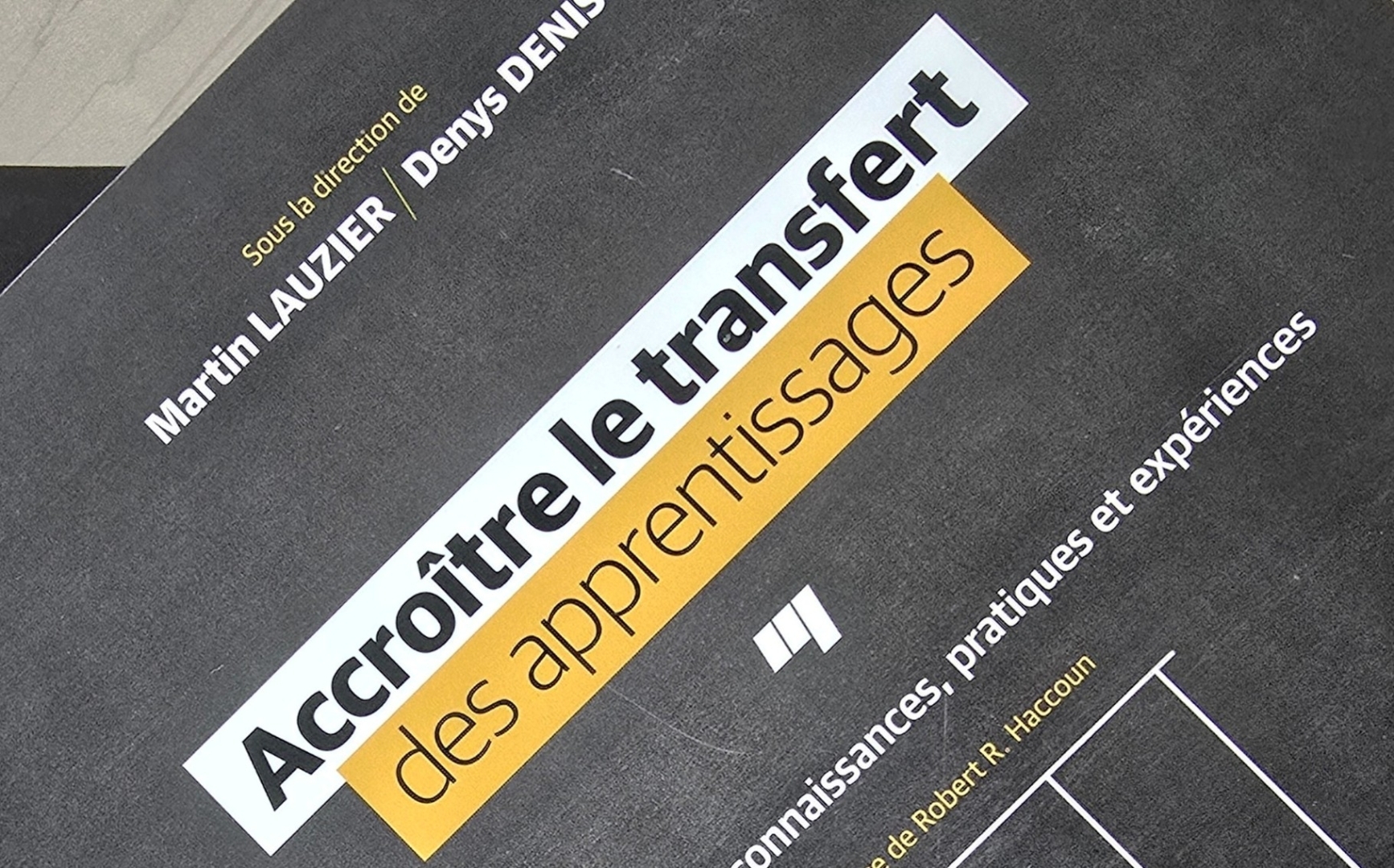 Accroître le transfert des apprentissages
