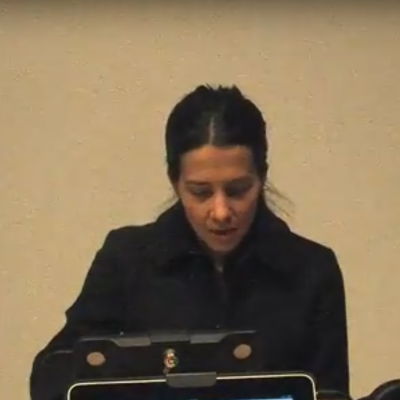  Cette lecture par Sophie Bélair Clément a été enregistrée le 23 janvier 2016 à la Galerie Leonard & Bina Ellen de l'Université Concordia à Montréal, dans le cadre de l'exposition "Exercices de lecture" qui incluait une présentation du projet vidéo #ReadTheTRCReport​.