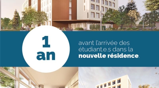 Plus qu’un an avant l’arrivée d’étudiant·es dans la nouvelle résidence de l’UQO 