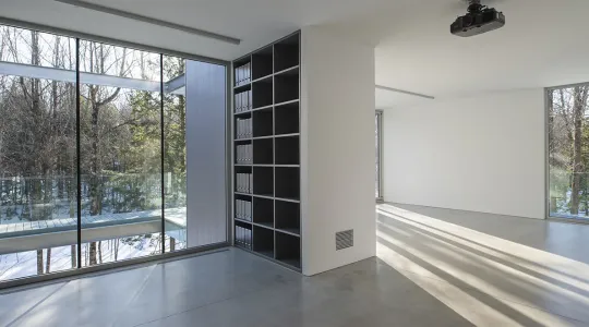 Documentation photo de l'interieur de l'espace d'exposition