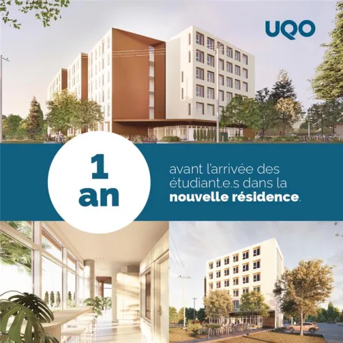 Plus qu’un an avant l’arrivée d’étudiant·es dans la nouvelle résidence de l’UQO 