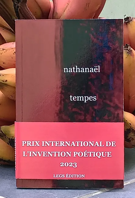 photo du livre Tempes, prix international de l'invention poétique, 2023, Legs Éditions