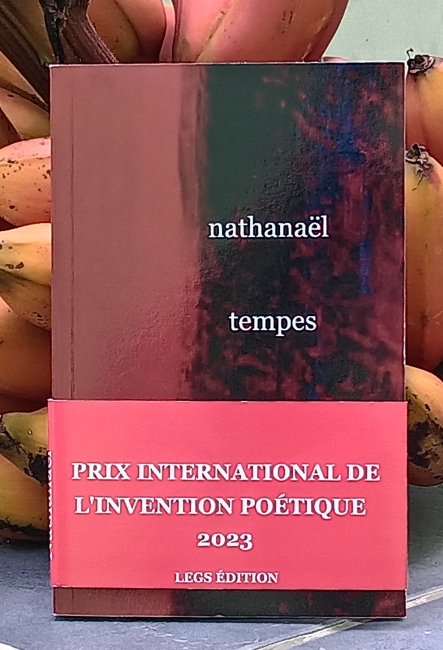 photo du livre Tempes, prix international de l'invention poétique, 2023, Legs Éditions