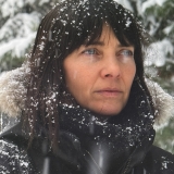 portrait de sophie bélair clément sous la neige par s b
