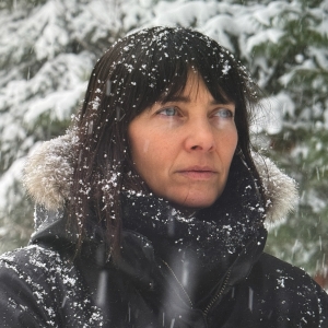 portrait de sophie bélair clément sous la neige par s b