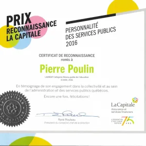 Prix en éducation 2016